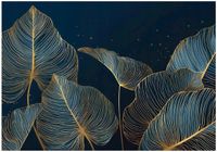 Fototapeta Na Flizelinie Do Sypialni Salonu Liście 250x175