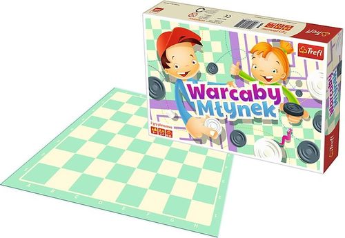 Trefl Gra Warcaby/Młynek ilustrowany na Arena.pl