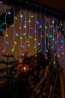 Lampki LED 1000 Kurtyna Świetlna Sople ZEWNĘTRZNE Girlanda multikolor