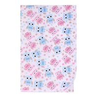 AKUKU Podkład do przewijania Peva 55x70cm różowe sowy