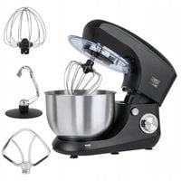 Robot Kuchenny Planetarny 5,5L Wielofunkcyjny Mikser do Ciasta 1400W Czarny