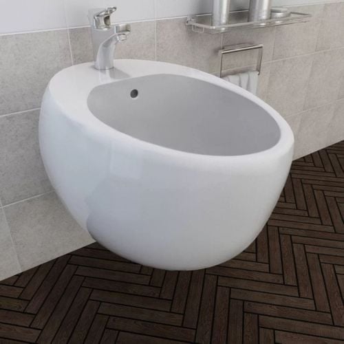 Bidet ścienny biały ceramiczny na Arena.pl
