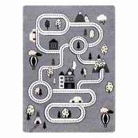 RUG/LU/TINIES/TOWN/GREY/140x190