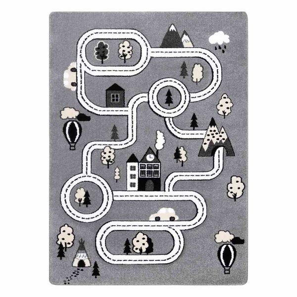 RUG/LU/TINIES/TOWN/GREY/140x190 zdjęcie 1