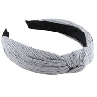 Opaska do włosów z supłem jednolita