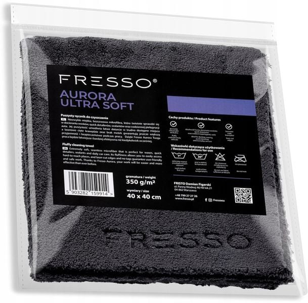 FRESSO AURORA ULTRA SOFT MIĘKKA MIKROFIBRA DO SAMOCHODU UNIWERSALNA 40X40CM zdjęcie 1