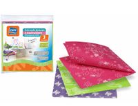 ŚCIERKI ŚCIERECZKI UNIWERSALNE DOMOWE Z NADRUKIEM 3 SZT. 38 X 38 CM