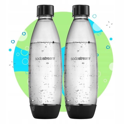 2x Oryginalne BUTELKI DO SATURATORA SodaStream Fuse 1L DWUPAK | DO ZMYWARKI na Arena.pl