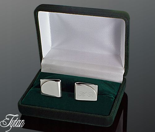 Srebrne spinki do mankietów GRAWER srebro 925 na Arena.pl