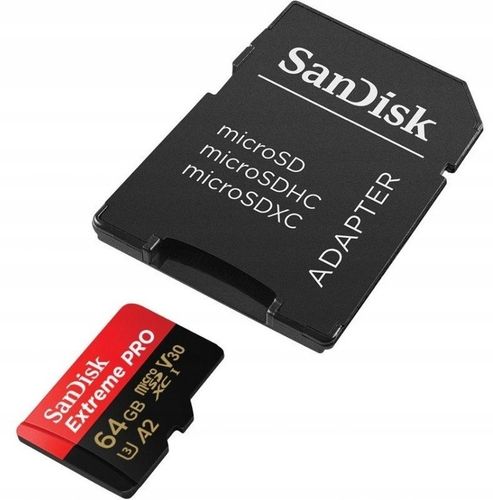 Karta EXTREME PRO microSD 64GB 170/U3 A2 (Styczeń 2024) na Arena.pl