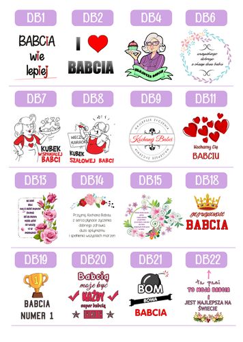 KUBEK Z NADRUKIEM PREZENT DZIEŃ BABCI URODZINY BABCIA IMIENINY na Arena.pl