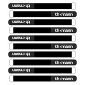Opaski rzepowe do kabli 10 x 120 mm czarne metalowa klamra 10 szt.