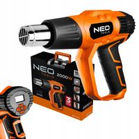 NEO SIECIOWA OPALARKA NAGRZEWNICA LCD 2000W 50 - 600C 04-710 + WALIZKA