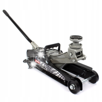 PODNOŚNIK SAMOCHODOWY HYDRAULICZNY NISKOPROFILOWY ŻABA 2,5t 80-360mm + GUMA