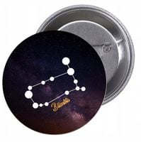 Przypinki buttony ZNAKI ZOODIAKU BLIŹNIĘTA