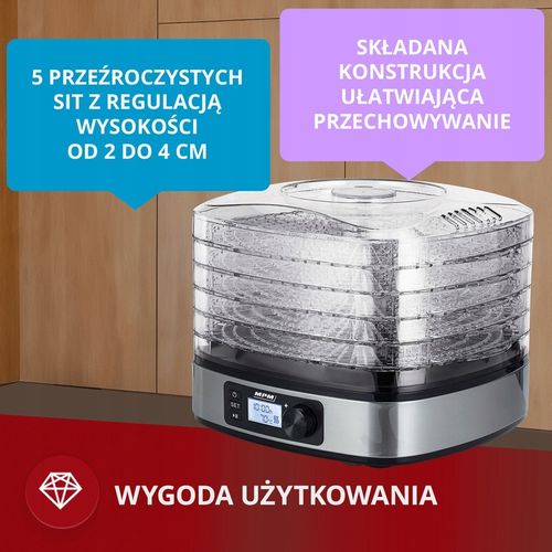Suszarka spożywcza do grzybów owoców ziół warzyw MPM MSG-12 na Arena.pl