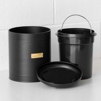 Kompostownik czarny metalowy 2,5 l