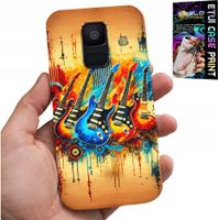 ETUI DO SAMSUNG A6 2018 - GITARA ELEKTRYCZNA, ROCK AND ROLL, METAL