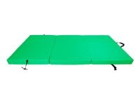 Materac gimnastyczny składany trzyczęściowy UNDERFIT 210 x 100 x 10 cm zielony