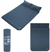 NILS NC4060 ANTRACYTOWA MATA SAMOPOMPUJĄCA DWUOSOBOWA Z PODUSZKĄ