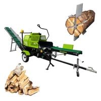 Piło łuparka spalinowa 20 ton 380cm do kłód polan drewna pni mocna mobilna