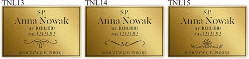 TABLICZKA NA GRÓB NAGROBKOWA TABLICA NAGROBNA na Arena.pl