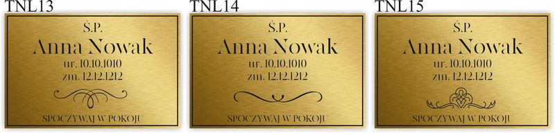 TABLICZKA NA GRÓB NAGROBKOWA TABLICA NAGROBNA zdjęcie 6