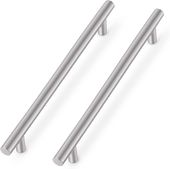 Probrico Uchwyty do szafek 35,2 cm Srebrne 15 sztuk