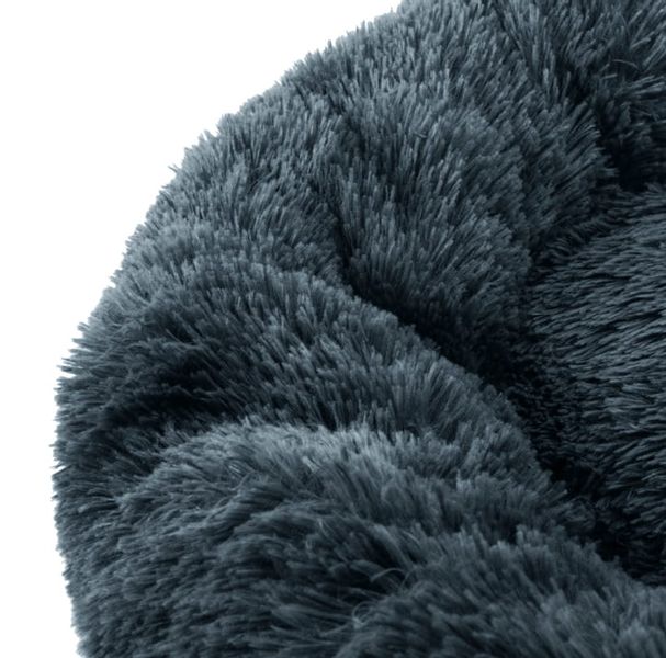 Legowisko pluszowe uniwersalne dla Psa Kota 60cm - ciemnoszare zdjęcie 4