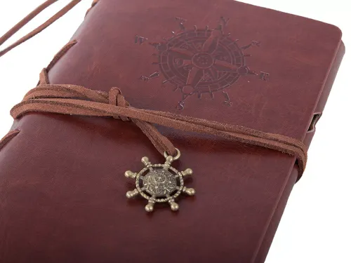 Notes podróżnika pamiętnik dziennik retro vintage na Arena.pl