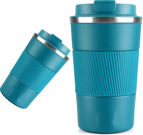 Kubek termiczny na kawę 510ML butelka termos napój  C61_Niebieski na Arena.pl