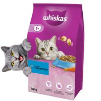 sucha karma dla kotów whiskas z tuńczykiem 14kg