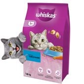 sucha karma dla kotów whiskas z tuńczykiem 14kg