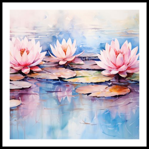Plakat 80x80cm Spokojne Odbicia na Arena.pl