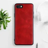 Etui AIORIA Vintage LEATHER do iPhone SE 2020/2022 czerwony