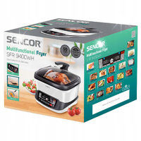 Multicooker Frytkownica Sous Vide Wolnowar Grill Sencor 9400WH 1800W 4,8l