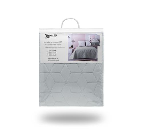 Narzuta Next Cube Light Grey & Light Grey 170x210 na Arena.pl