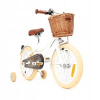 Rower dziecięcy 16", biały, VINTAGE GIRL, GERMINA