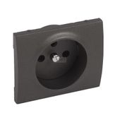 SISTENA LIFE Plakietka CHOCO gniazda pojedynczego - 2P+Z z przesłonami styków Legrand 771228