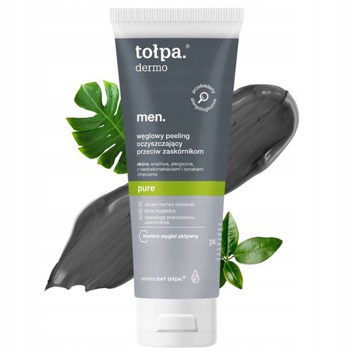 Peeling Węglowy Oczyszczający Przeciw Zaskórnikom dla Mężczyzn 100 ml na Arena.pl