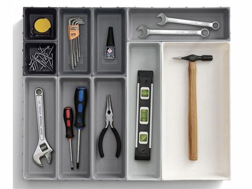 ORGANIZER KUCHENNY NA SZTUĆCE WKŁAD DO SZUFLADY POJEMNIK MODUŁOWY POJEMNY na Arena.pl