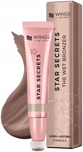 AA WINGS OF COLOR Star Secrets The Wet Kremowy Bronzer 01 Light Bronze na Arena.pl