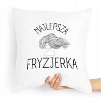 Poduszka Dla Fryzjera Najlepsza Fryzjerka Z Nadrukiem Ze Zdjęciem