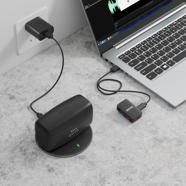 Mikrofon bezprzewodowy Boya MIC 2,4 GHz do aparatu, iPhone'a i Android zdjęcie 12