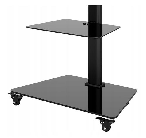 Stojak podlogowy TV na kółkach mobilny 32 40 43 48 50 55 58 65 cali na Arena.pl