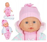 Lalka bobas jak żywa interaktywna duża miękka mówi uczy 2 języki śpiewa