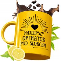 Złoty Kubek Premium Dla Operatora Prezent Z Nadrukiem Ze Zdjęciem