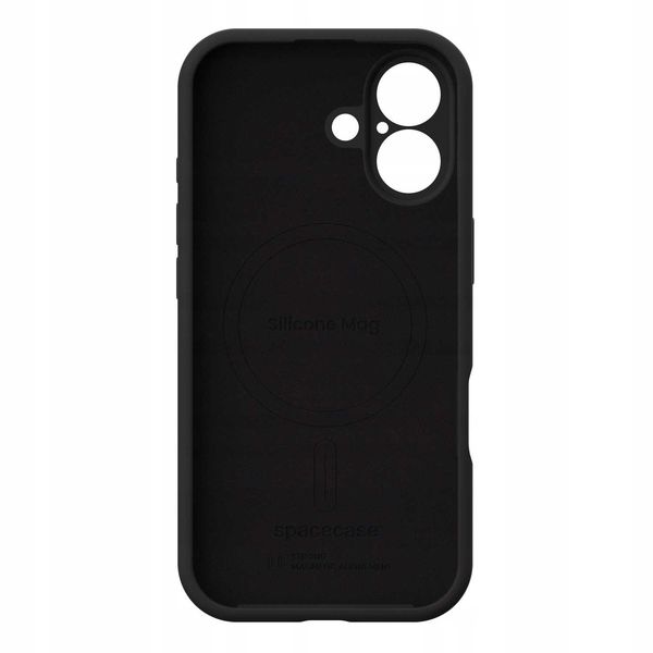 Spacecase Silicone Mag Iphone 17 Black zdjęcie 9
