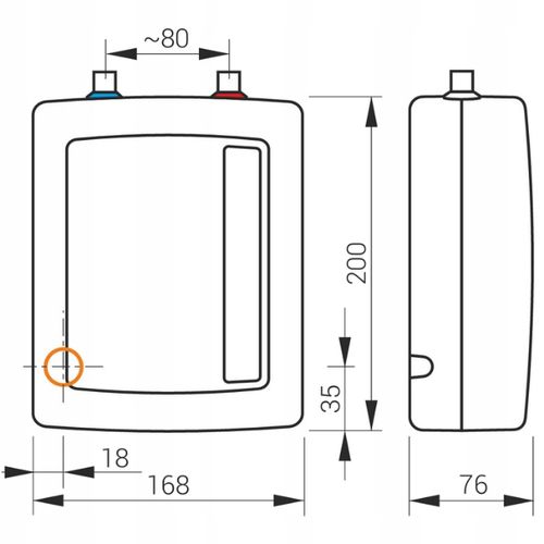 UNIWERSALNY PRZEPŁYWOWY PODGRZEWACZ WODY 6,2 KW KOSPEL EPO2 AMICUS GÓRA/DÓŁ na Arena.pl