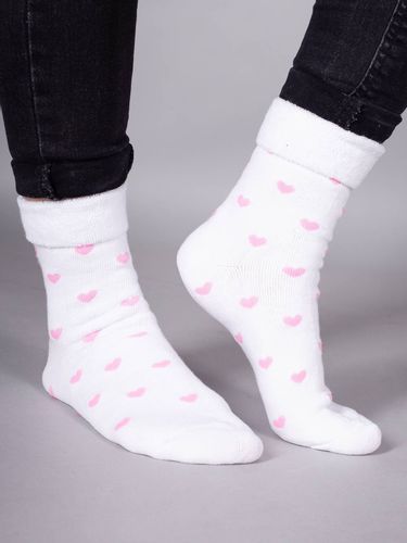 Skarpety dziewczęce frotte w serca 3PAK 27-30 YOCLUB na Arena.pl